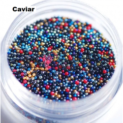 Perlute caviar CAV019 pentru decor unghii Mix Metalizat